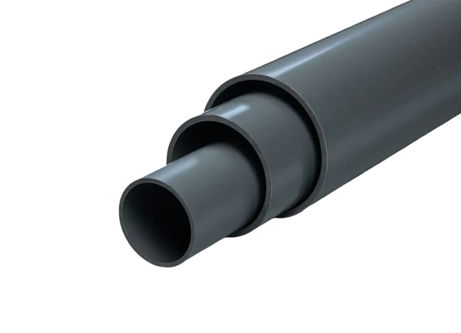 What are the key advantages of using PVC-U pipes over traditional materials like metal or concrete?