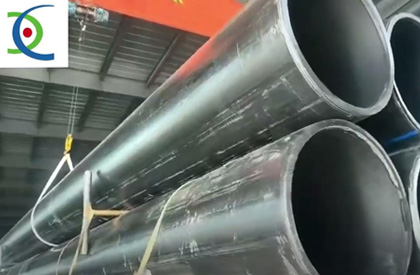 The production and shipping process of PE pipes